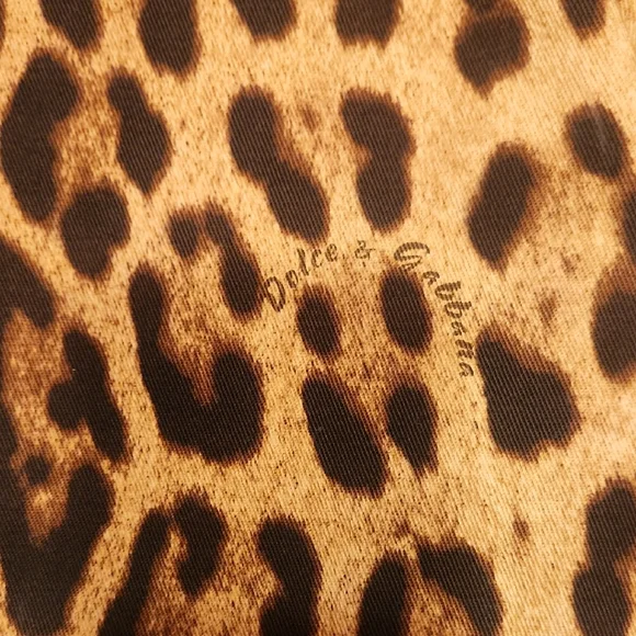 Dolce & Gabbana Black and Brown Leopard Print Tote - Picture 5 of 9